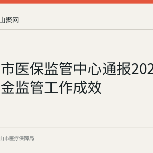 马鞍山市医保监管中心通报2026年以来基金监管工作成效
