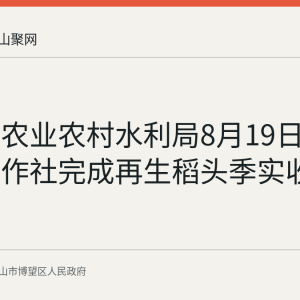 博望区农业农村水利局8月19日赴秋实合作社完成再生稻头季实收测产