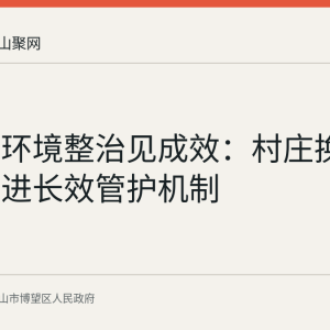 新市镇环境整治见成效：村庄换新颜并跟进长效管护机制