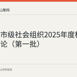 马鞍山市级社会组织2025年度检查拟定结论（第一批）
