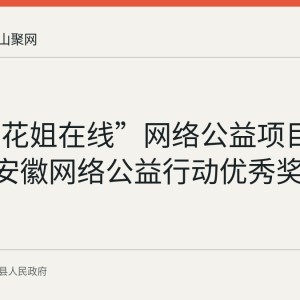 当涂“花姐在线”网络公益项目获2026年安徽网络公益行动优秀奖
