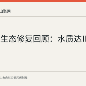 石臼湖生态修复回顾：水质达Ⅲ类