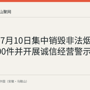 博望区7月10日集中销毁非法烟花爆竹600件并开展诚信经营警示教育