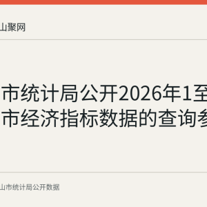 马鞍山市统计局公开2026年1至6月省内各市经济指标数据的查询参考